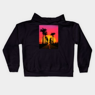 Sunset drive Kids Hoodie